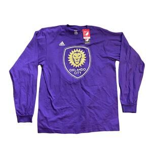 NWT adidas Orlando city soccer long sleeve tee